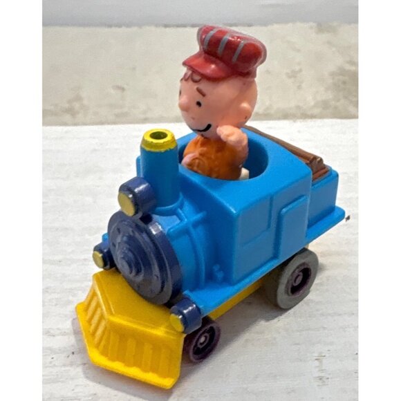 Set of 3 Peanuts Snoopy McDonalds Happy Meal Toy Cars Set Press Down & Go 1989 - Picture 4 of 9